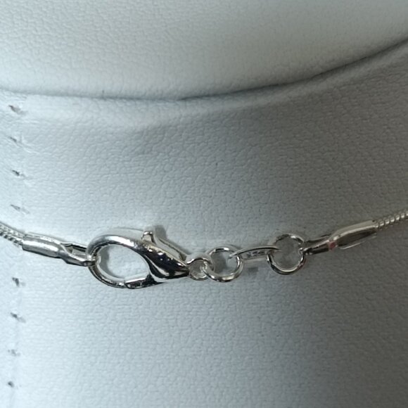 "Pupava" UNESCO Heritage "Modrotlač" Blueprint Necklace - Artisan Crafted - Picture 6 of 6